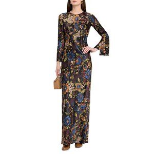 Veronica Beard Gemma Floral Silk-Blend Dress